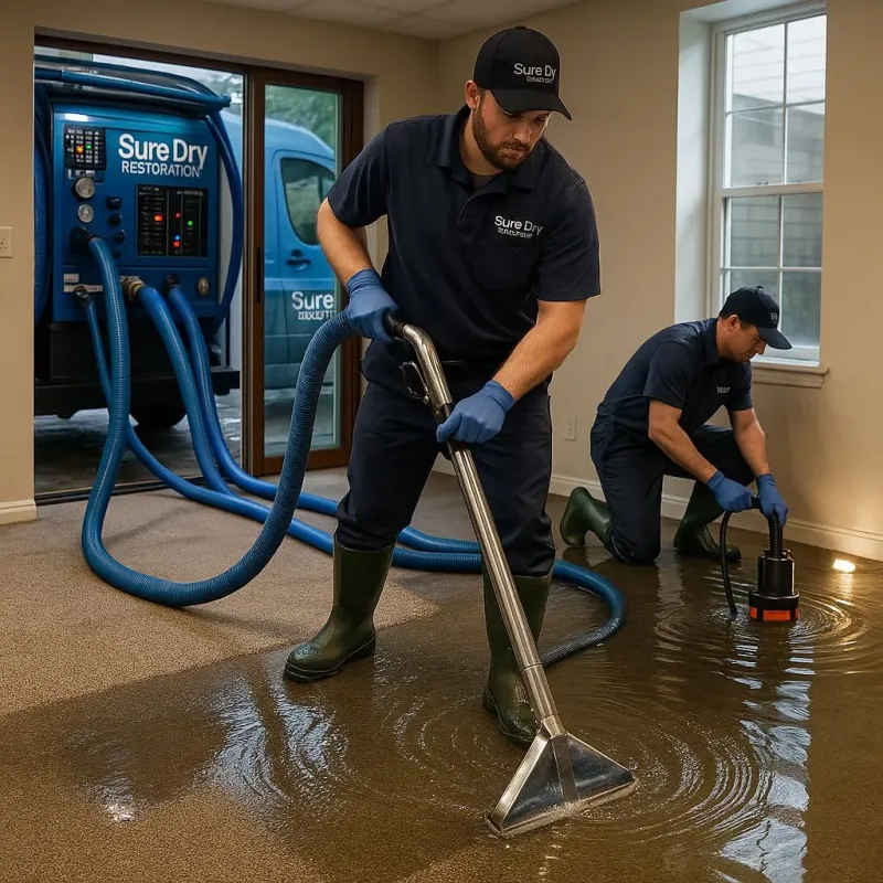 Water Extraction and Removal process in Lakeside, MT